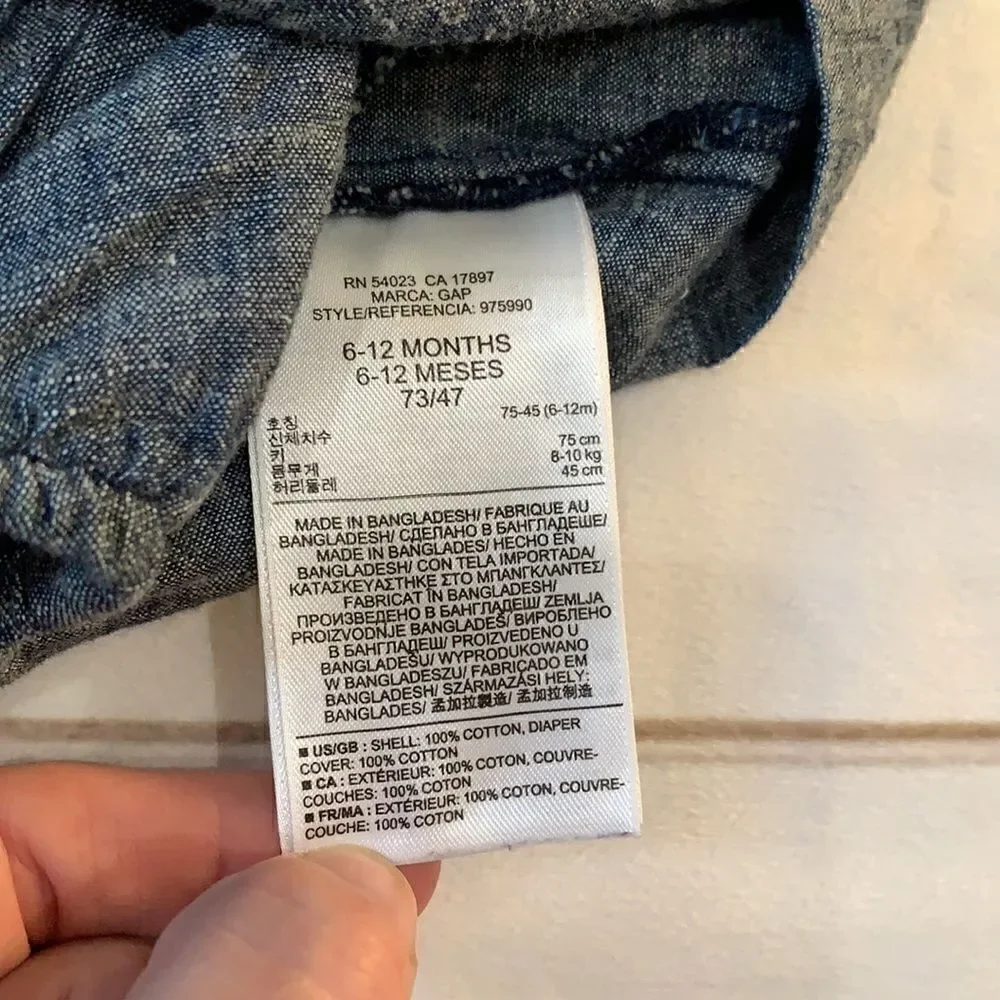 Baby Gap Chambray Skirt
